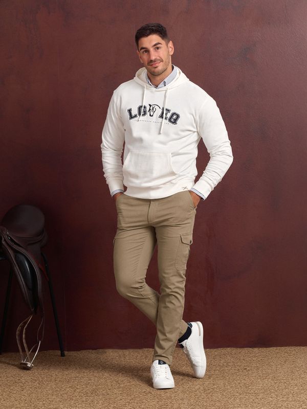 Sweatshirt com Capuz Varsity | Crudo 