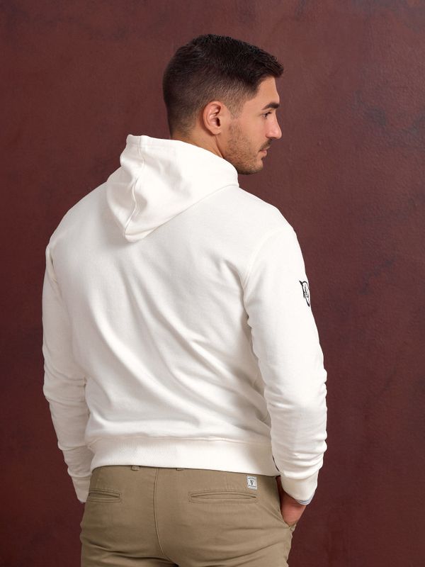 Sweatshirt com Capuz Varsity | Crudo 