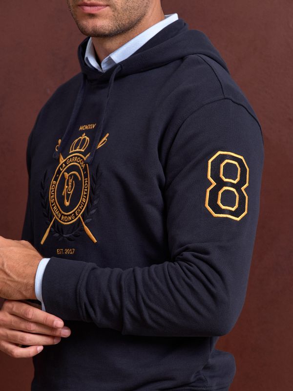 Sweatshirt com Capuz Escudo | Marino