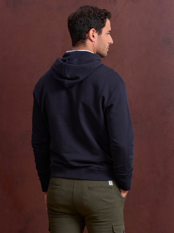 Sweatshirt com Capuz Escudo | Marino