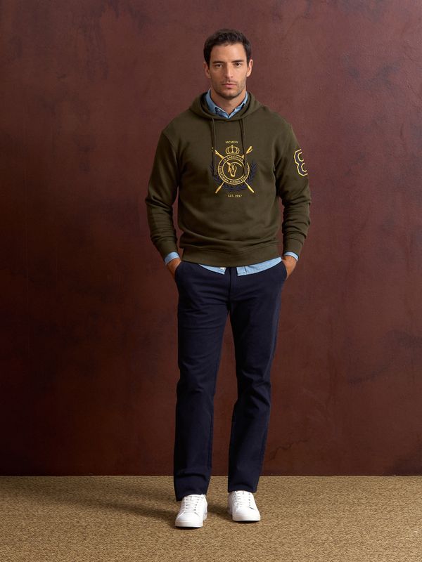 Sweatshirt com Capuz Escudo | Caza