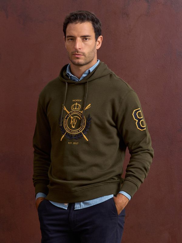 Sweatshirt com Capuz Escudo | Caza