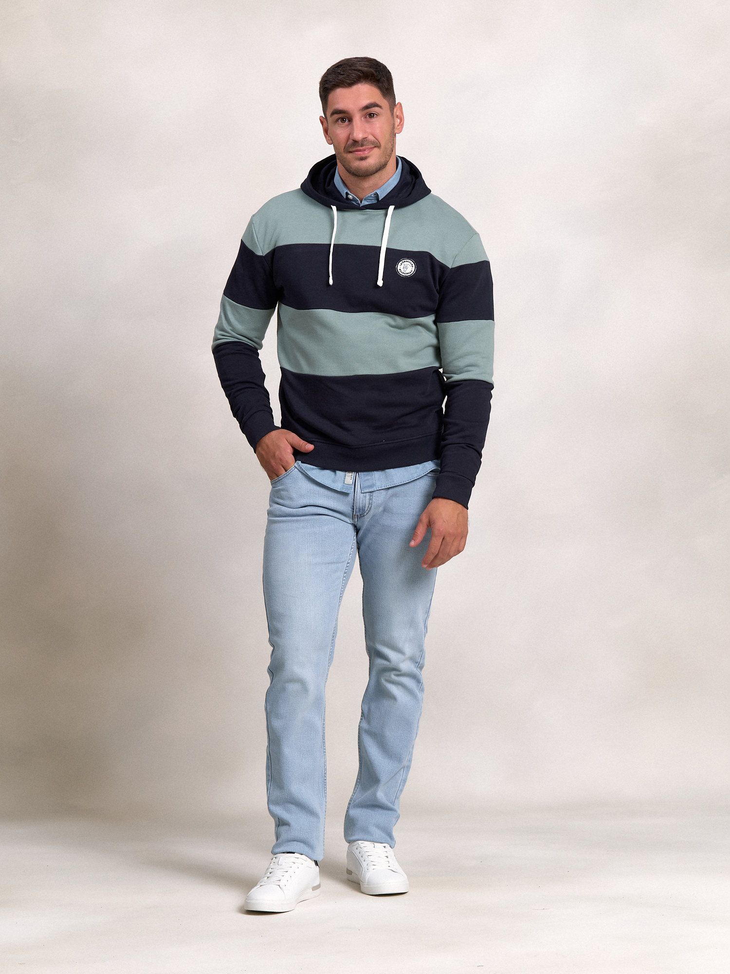 Striped Hoodie | Océano