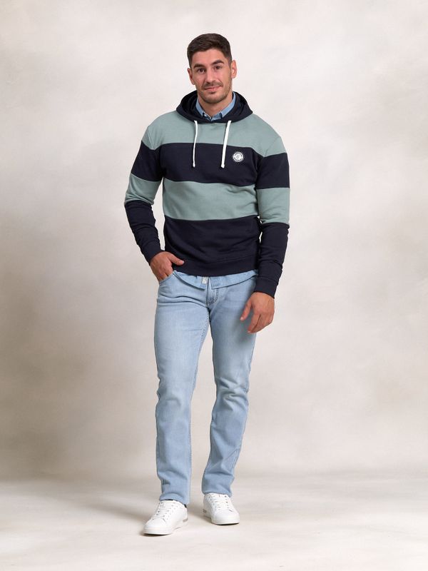 Sweatshirt Com Capuz Listrada | Océano