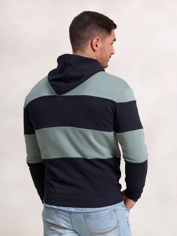 Sweatshirt Com Capuz Listrada | Océano