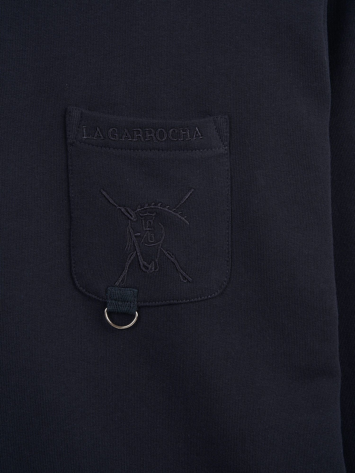 Half-Zip Sweatshirt With Pocket | Marino