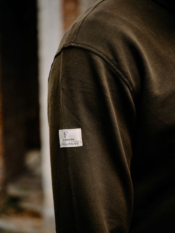 Sweatshirt de meio zíper com Bolso | Caza