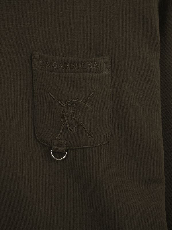 Sweatshirt de meio zíper com Bolso | Caza