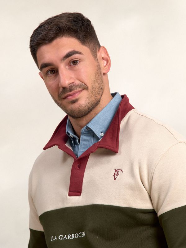 Sweatshirt de Gola Polo Multicolorido | Burgundy 