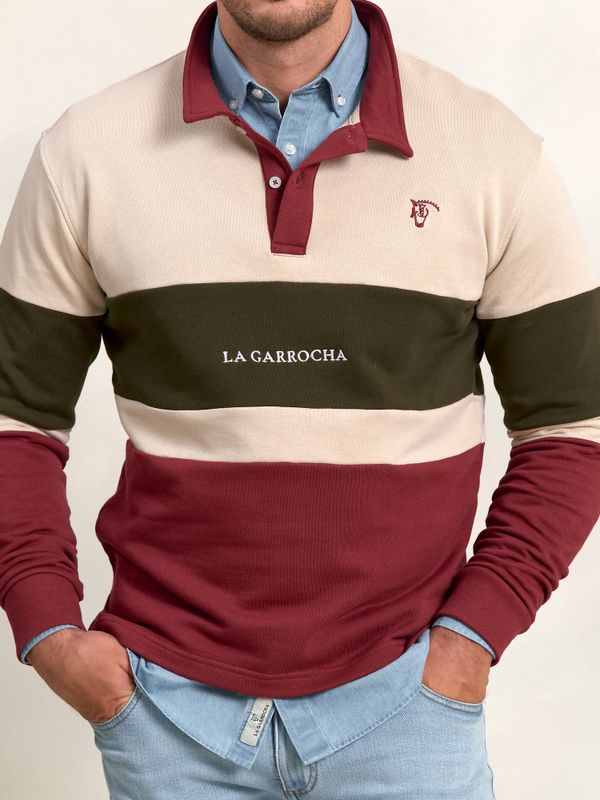 Sweatshirt de Gola Polo Multicolorido | Burgundy 