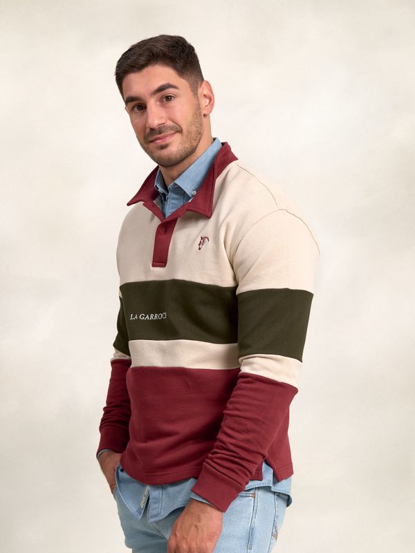 Sweatshirt de Gola Polo Multicolorido | Burgundy 