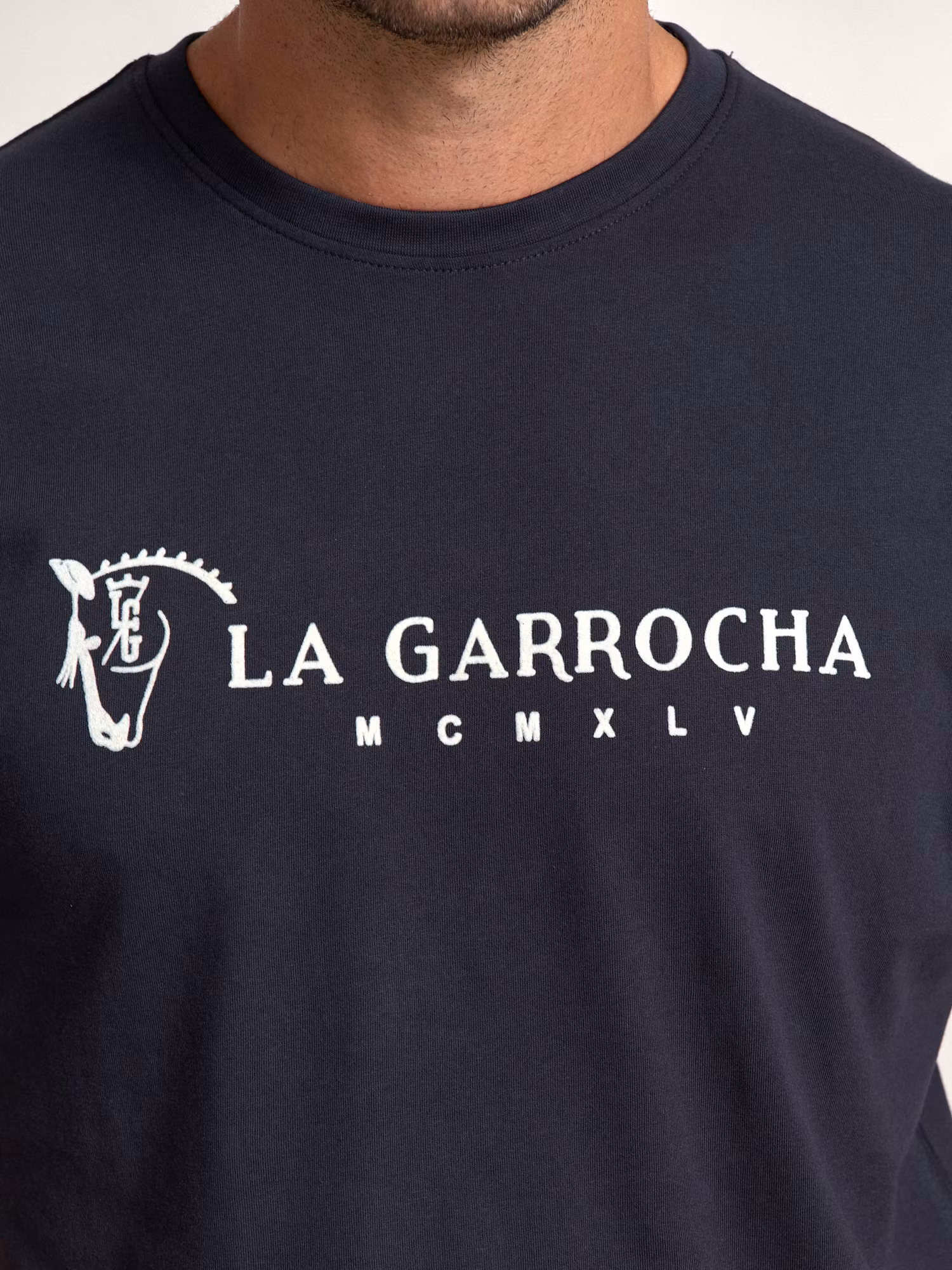 Classic Flock Print T-shirt | Marino