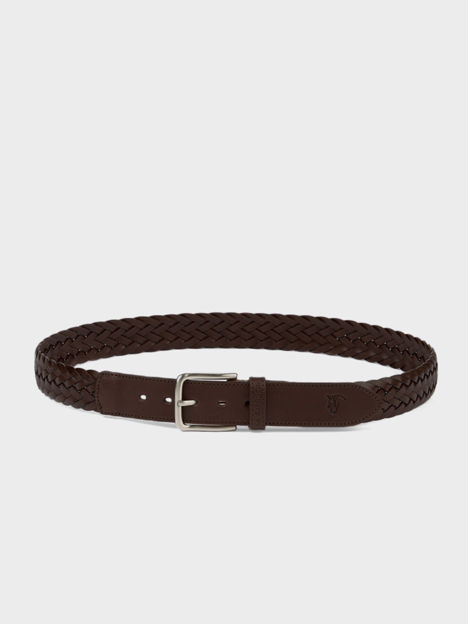 Braided Cowhide Belt | Marrón