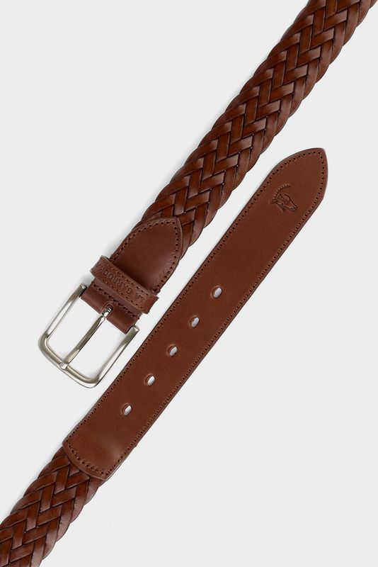 Cinto de couro trançado | Cuero