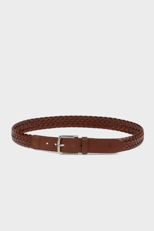 Cinto de couro trançado | Cuero