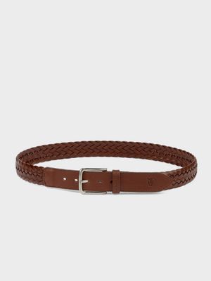 Ceinture en cuir de vache tressé | Cuero 