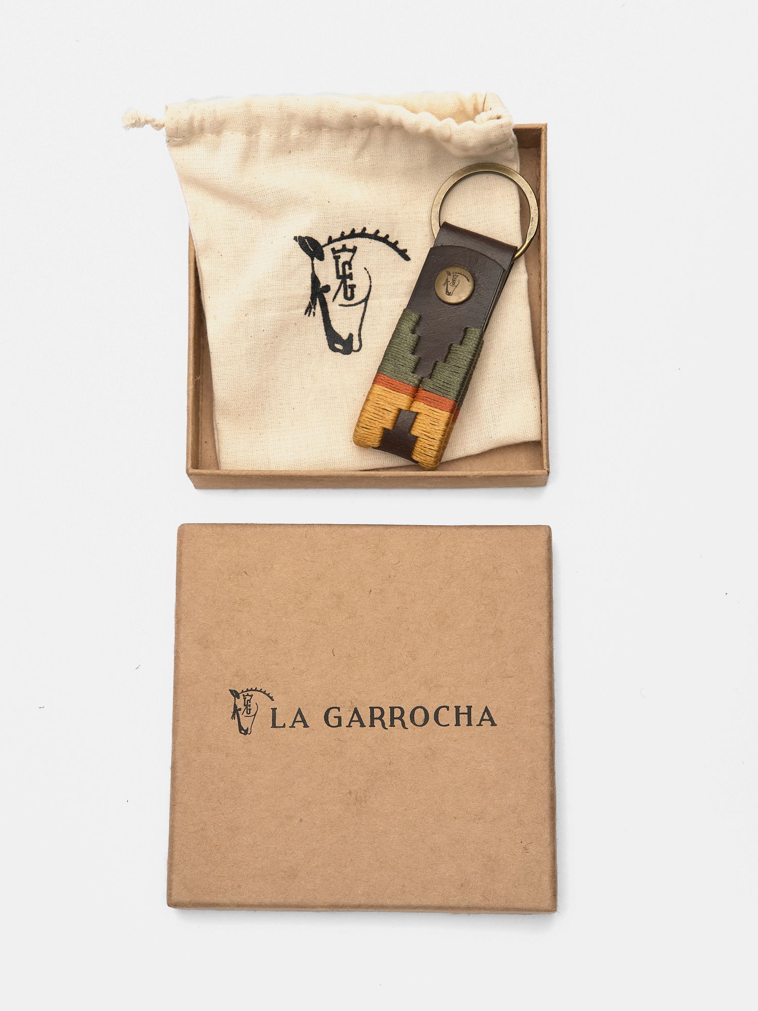 Porta-chaves em pele Cervera