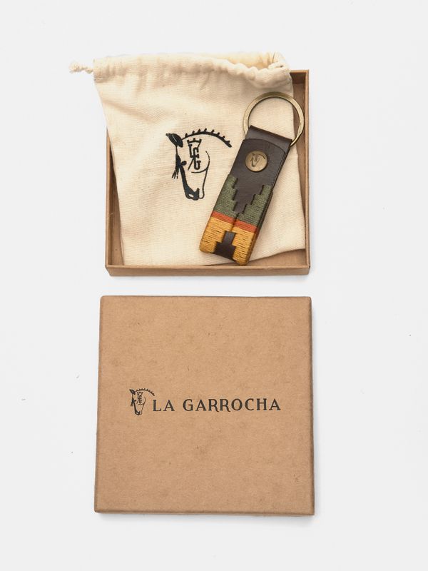 Porta-chaves em pele Cervera