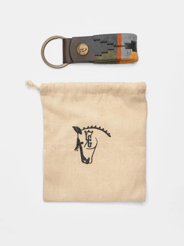 Porta-chaves em pele Cervera