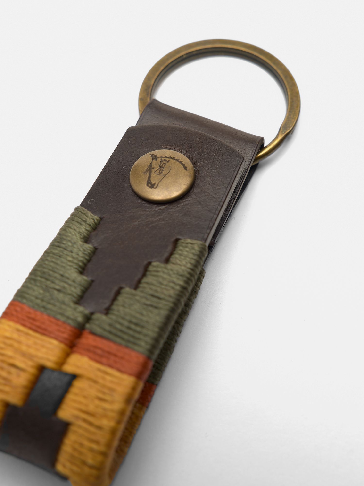 Porta-chaves em pele Cervera