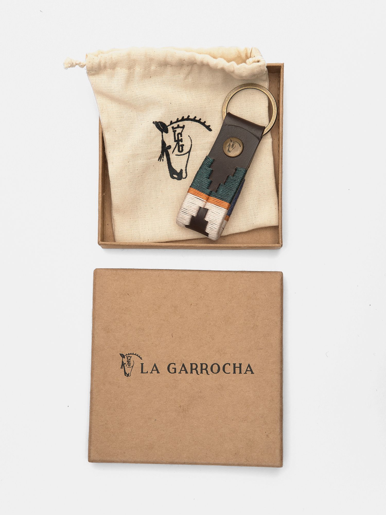 Porta-chaves em pele Malvasía