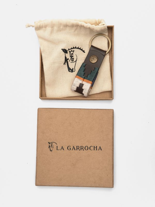 Porta-chaves em pele Malvasía