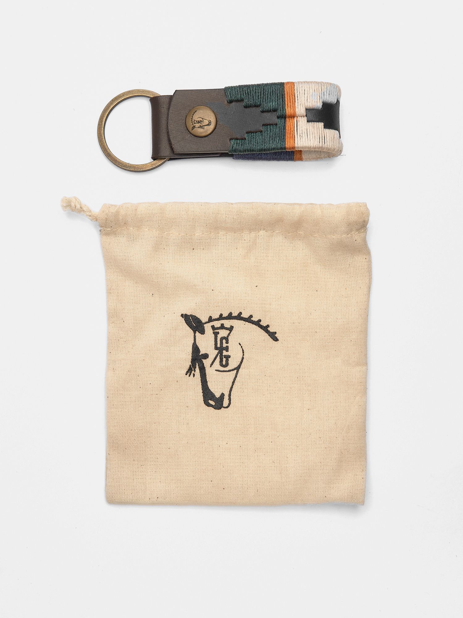 Porta-chaves em pele Malvasía