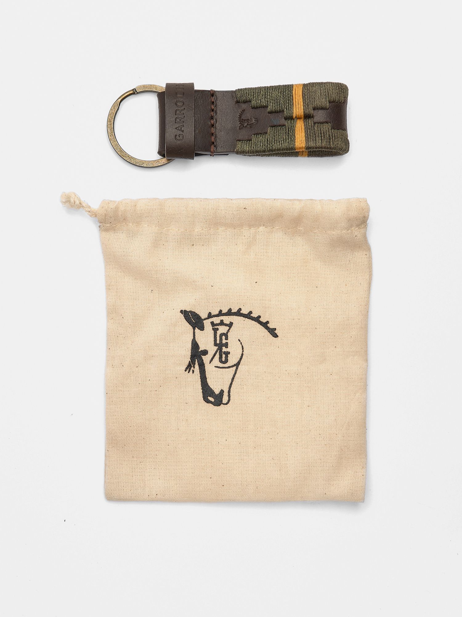 Porta-chaves em pele Caucel 