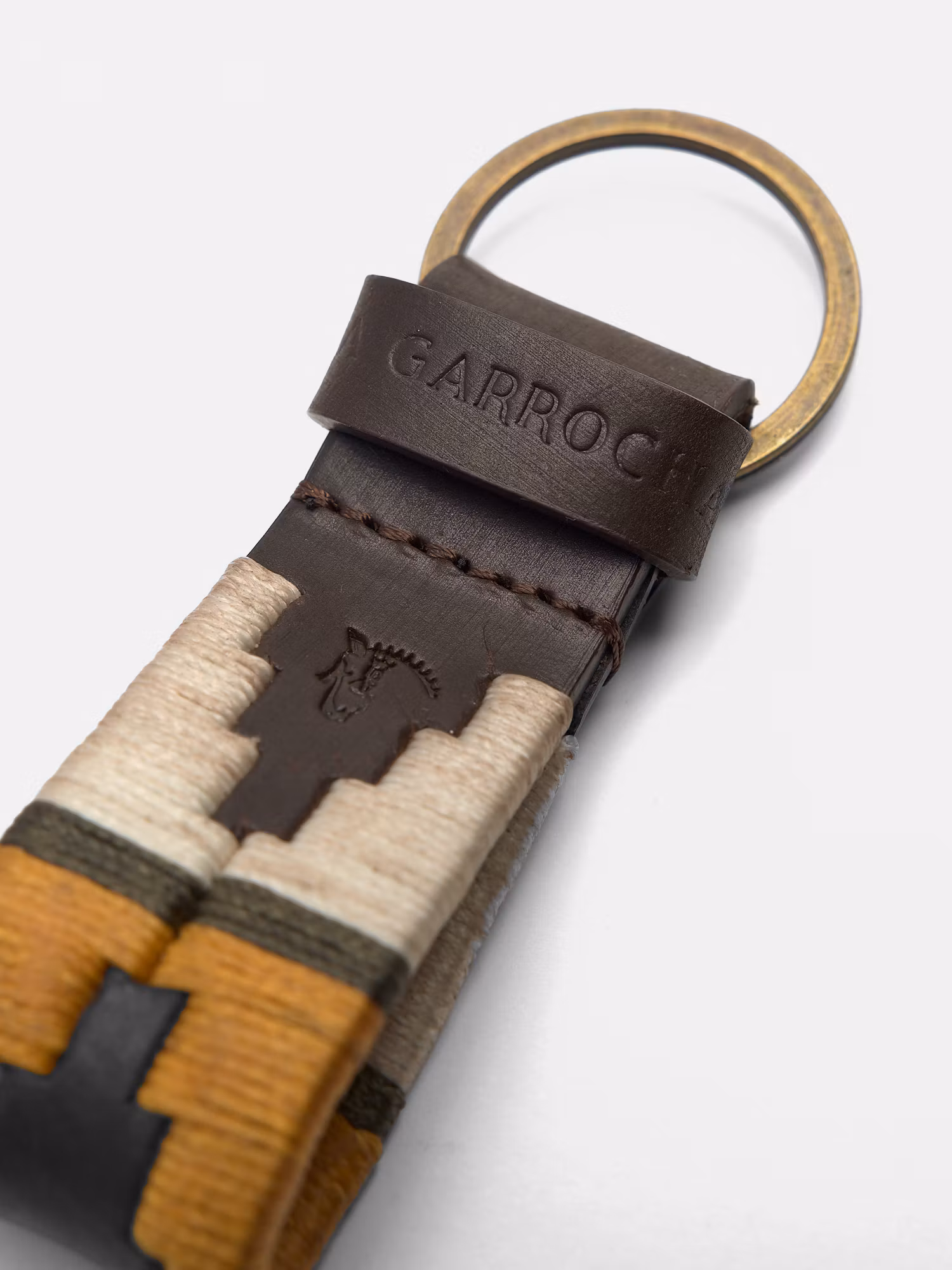 Porta-chaves em pele Mencía 