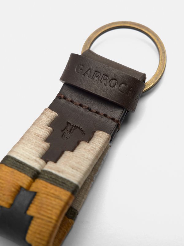 Porta-chaves em pele Mencía 