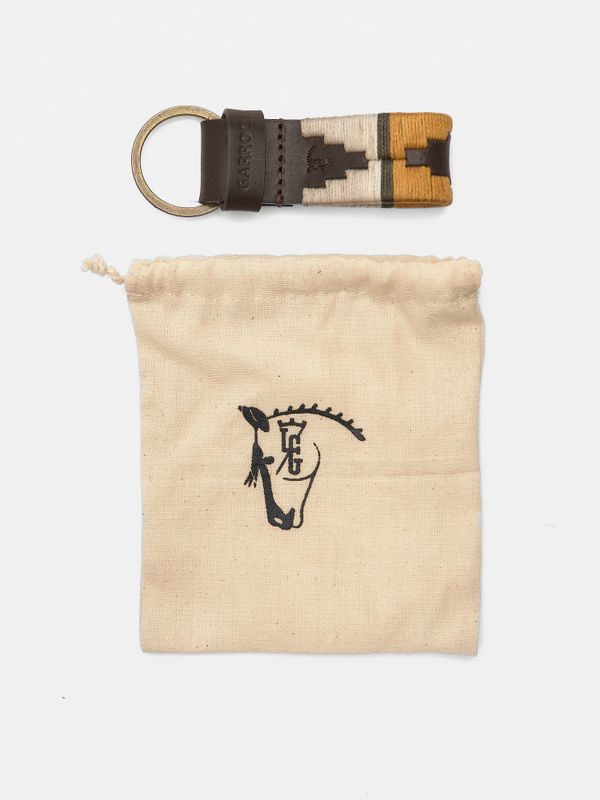 Porta-chaves em pele Mencía 