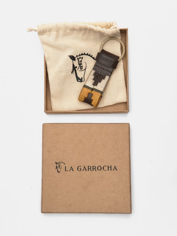 Porta-chaves em pele Mencía 