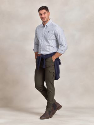 Cotton cargo trousers | Verde