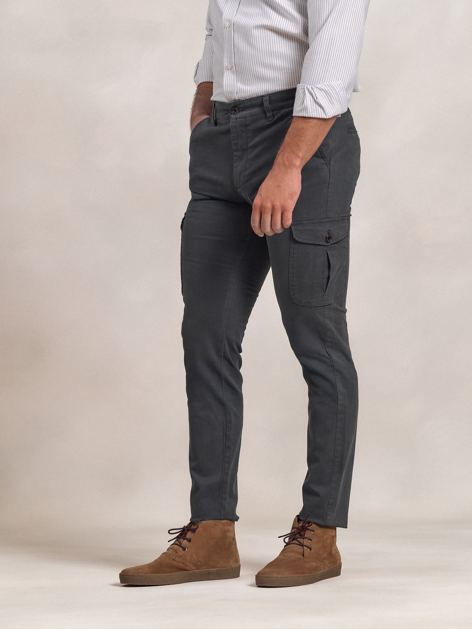Chinos Cargo | Plomo