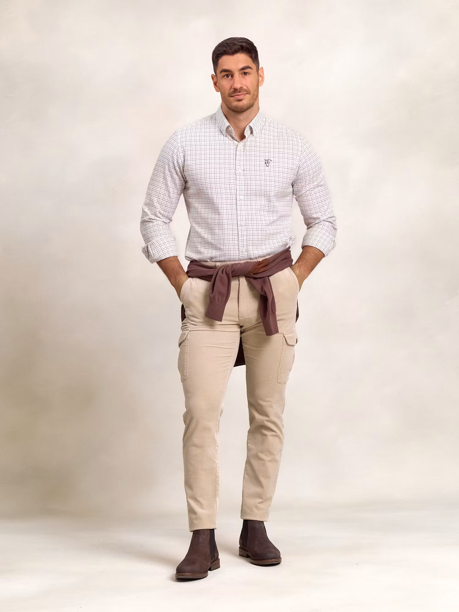 Chinos Cargo Pana | Beige