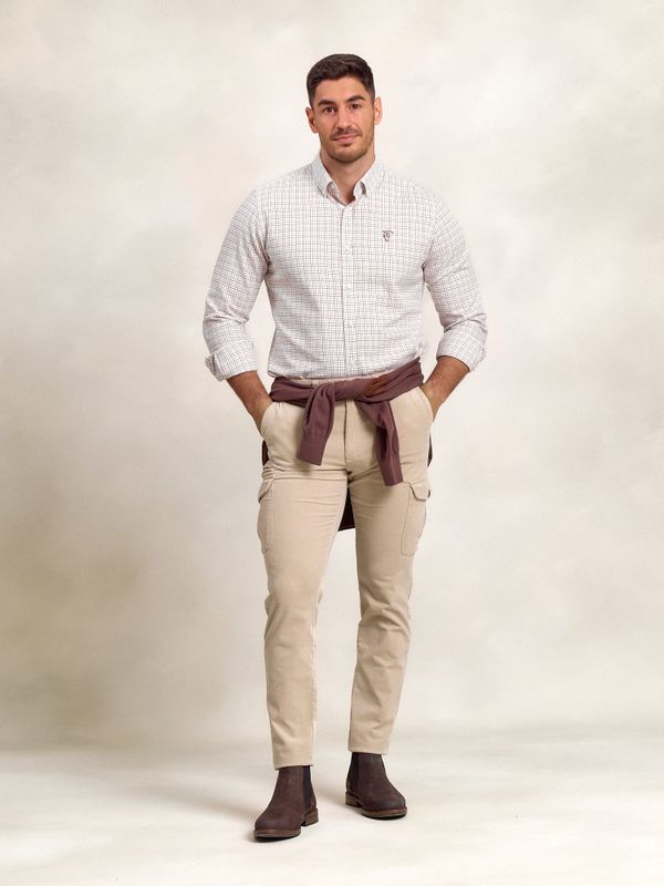 Chinos Cargo Pana | Beige