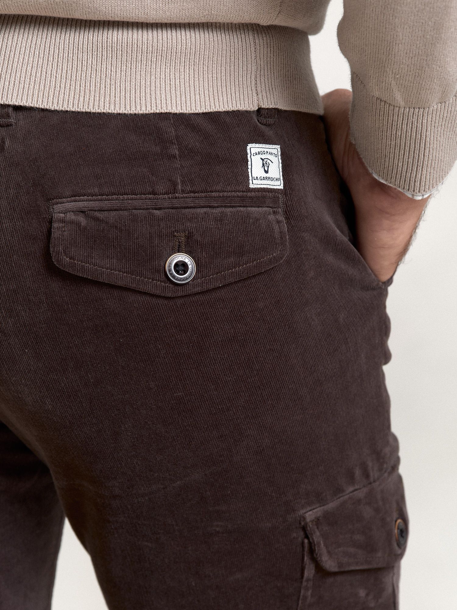 Cotton cargo trousers | Tostado