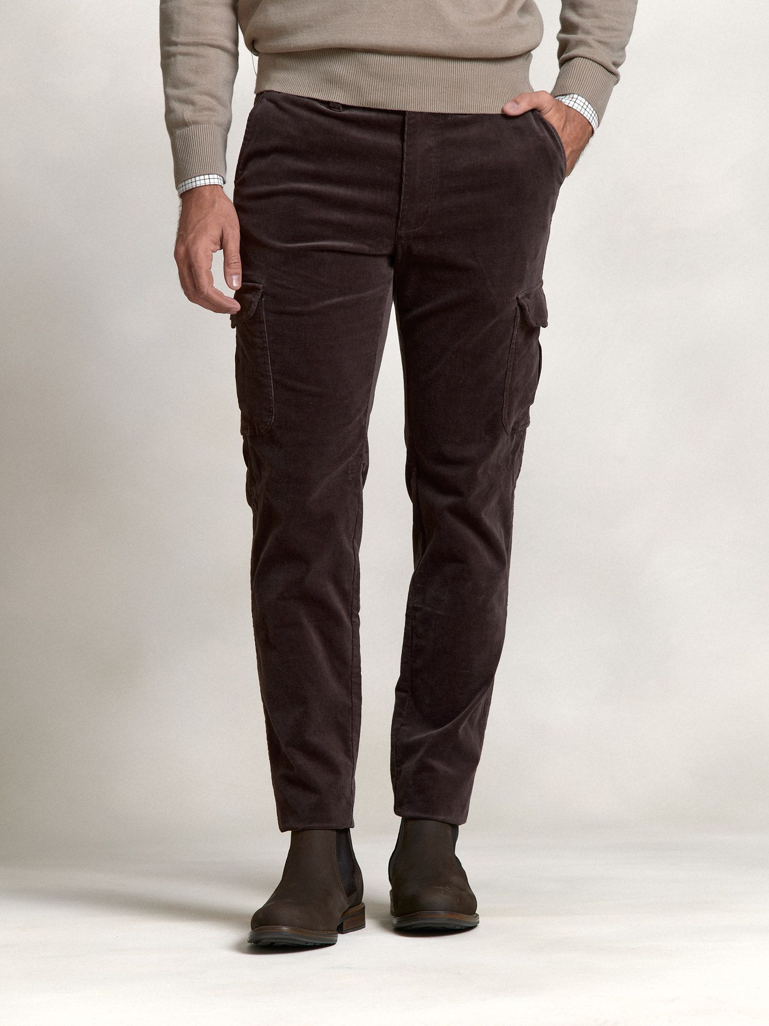 Cotton cargo trousers | Tostado