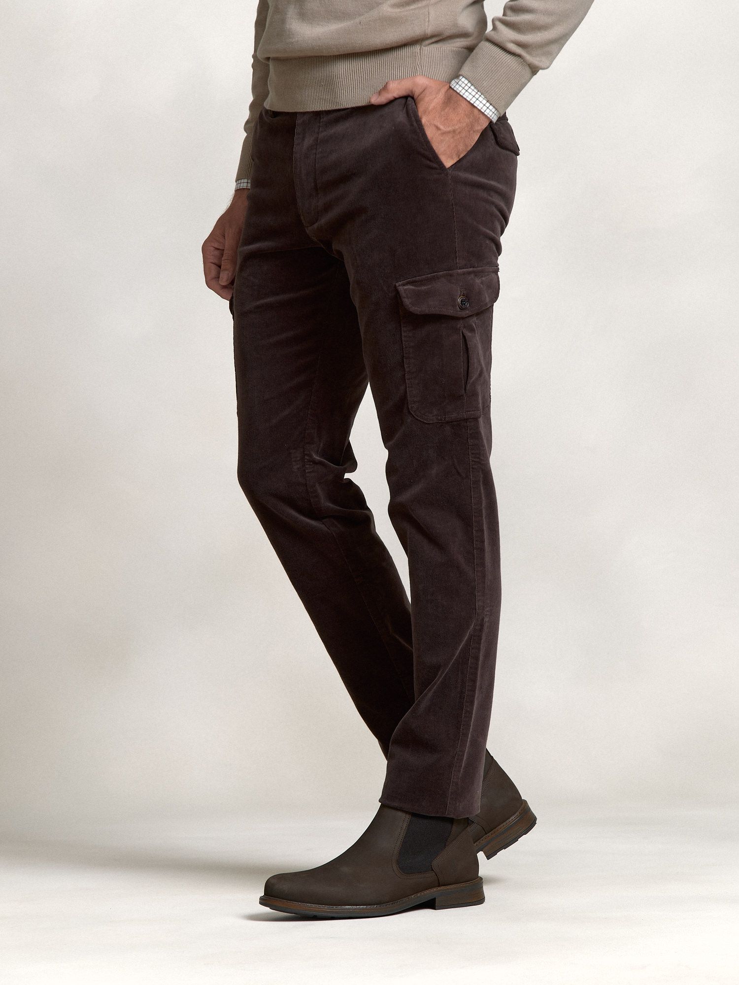 Cotton cargo trousers | Tostado