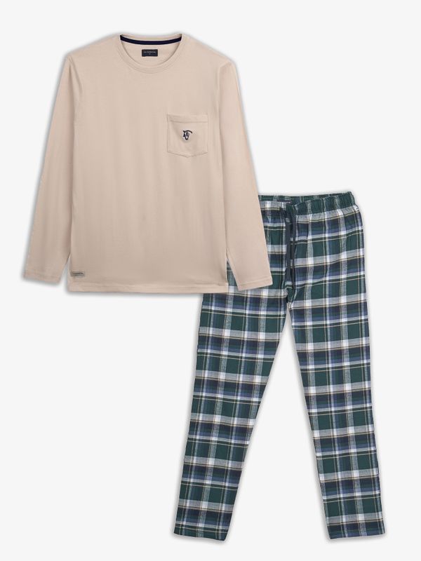 Pijama de Flanela | Verde
