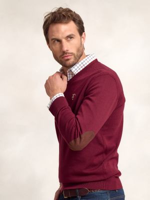Jersey de Pico con Coderas | Burgundy