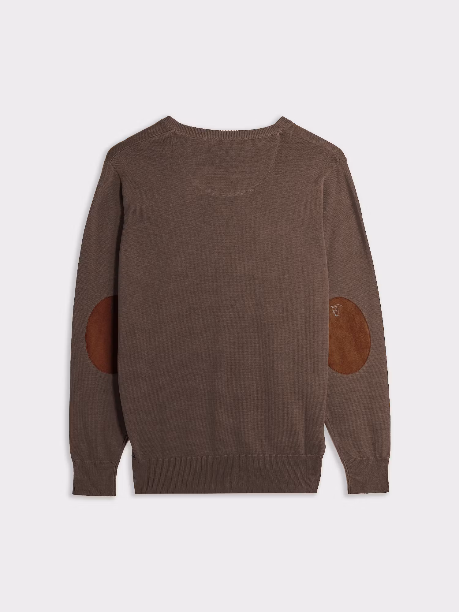 Pull col V avec coudières | Carbón