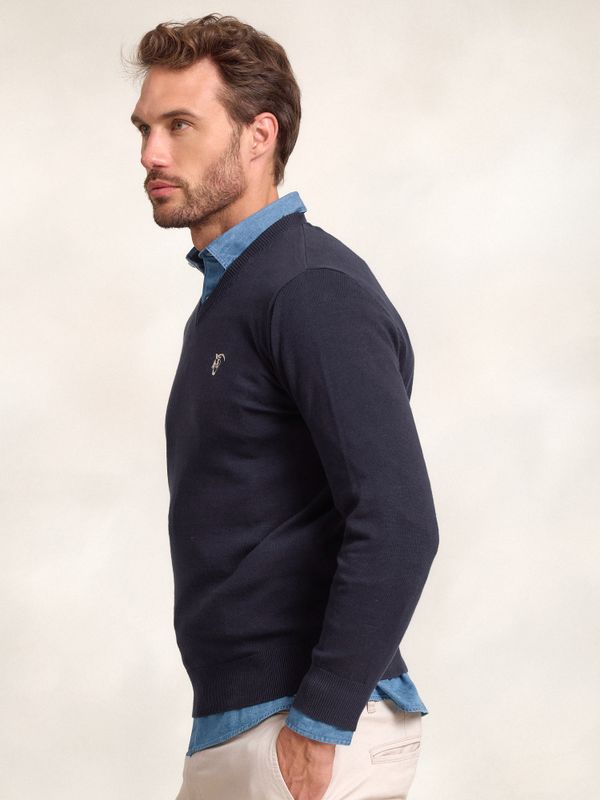 Suéter decote em V | Marino