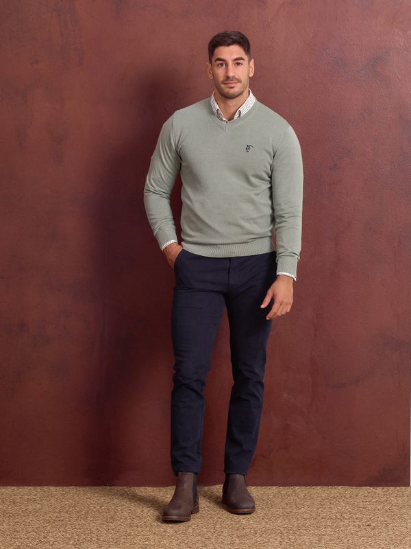 Suéter decote em V | Basil