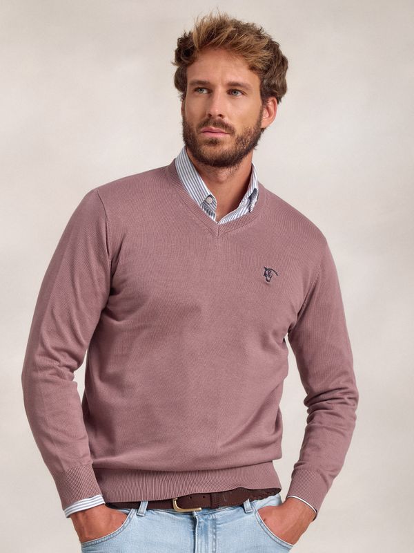 Suéter decote em V | Lavanda