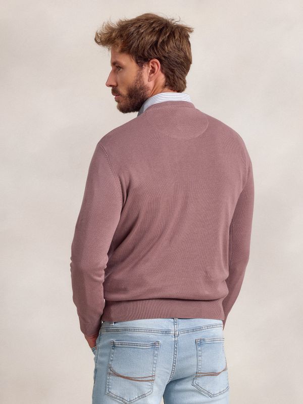 Suéter decote em V | Lavanda