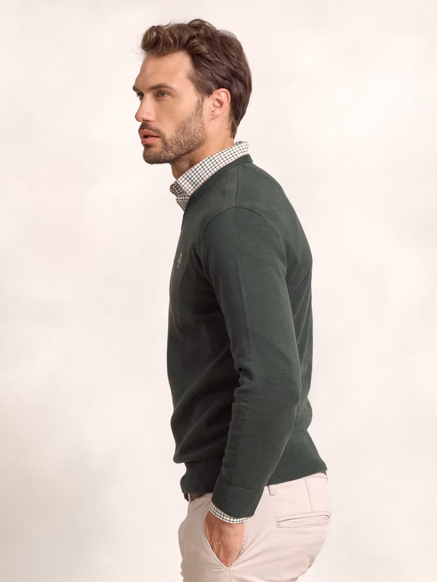 Pull-over col V | Abeto