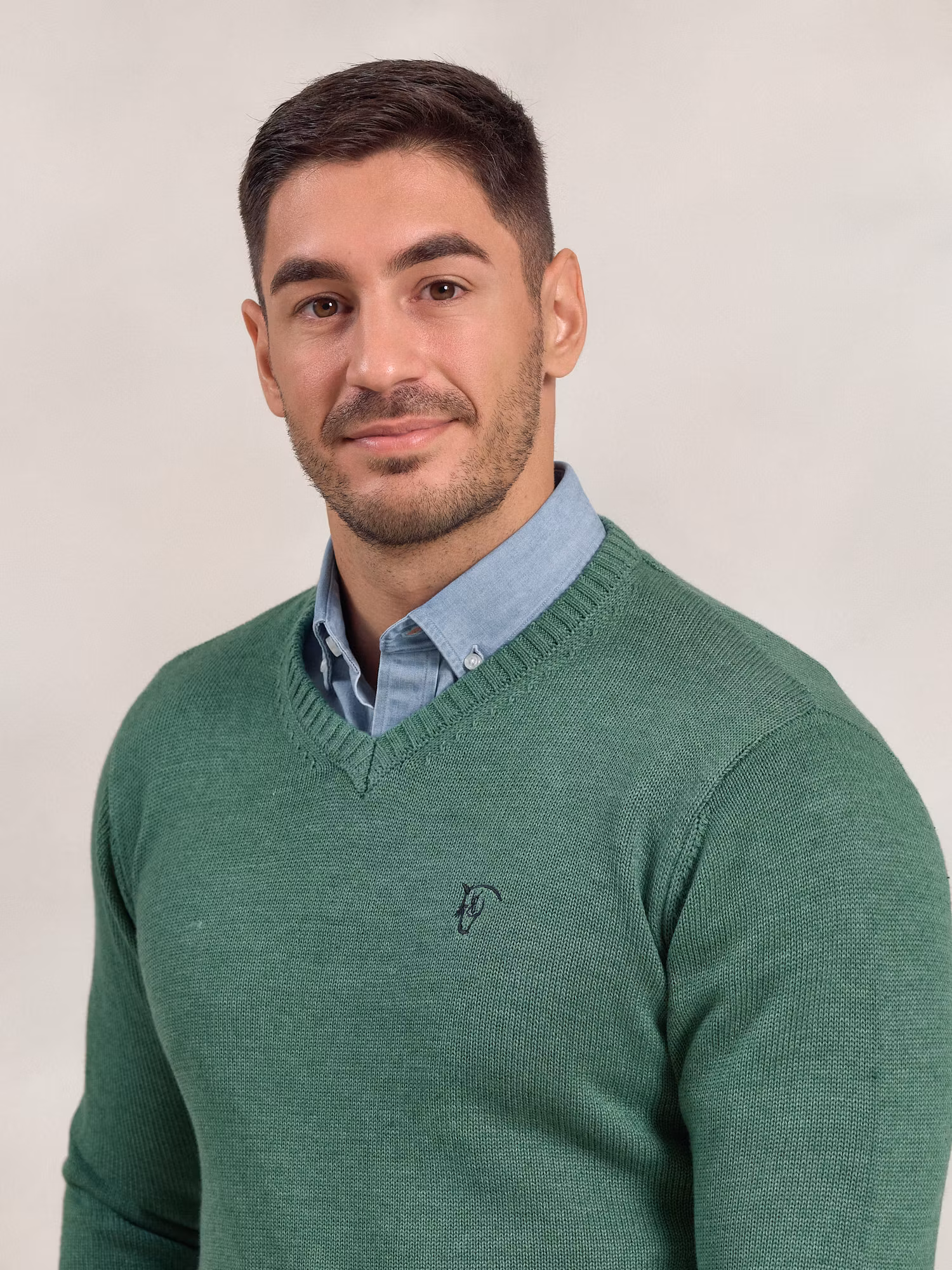 Pull Col V Équestre | Hiedra