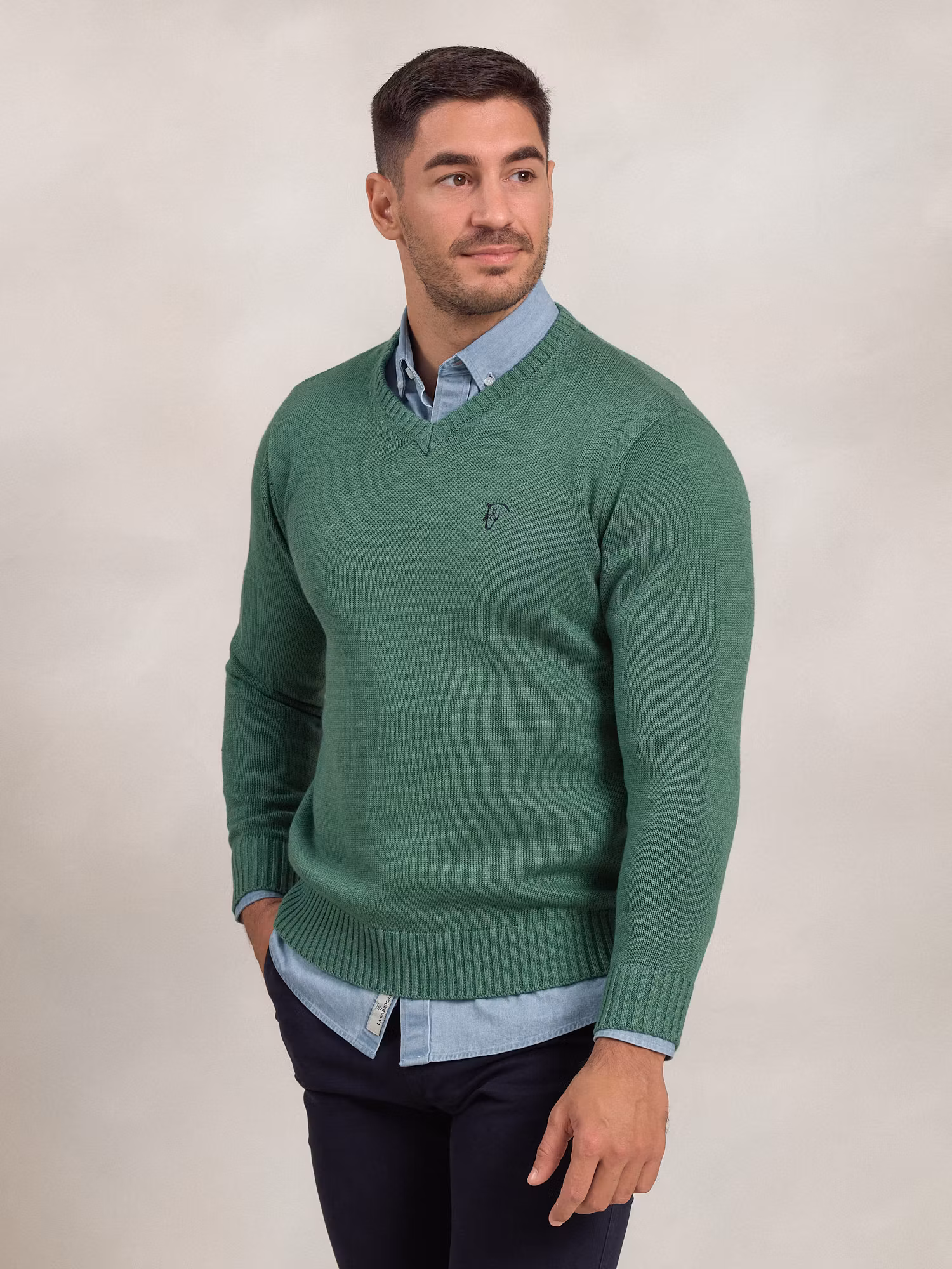 Pull Col V Équestre | Hiedra