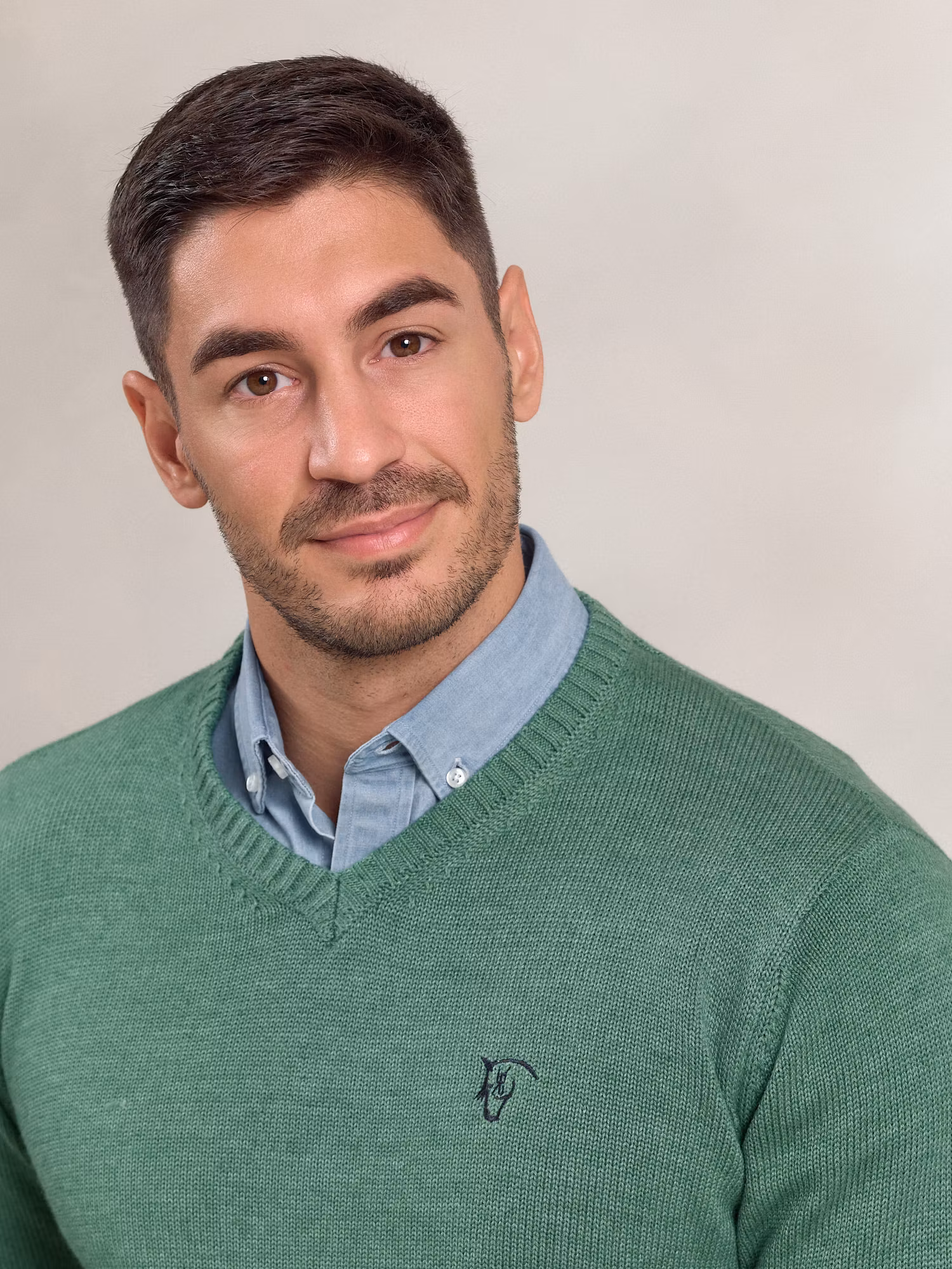 Pull Col V Équestre | Hiedra